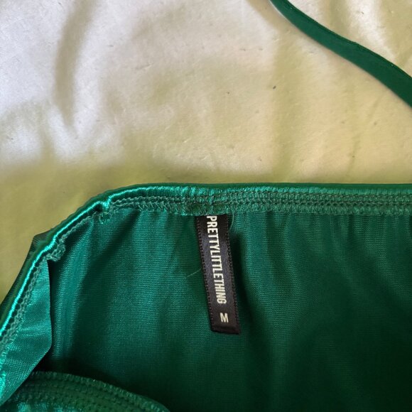 Emerald Green Corset Bodysuit - Picture 2 of 4